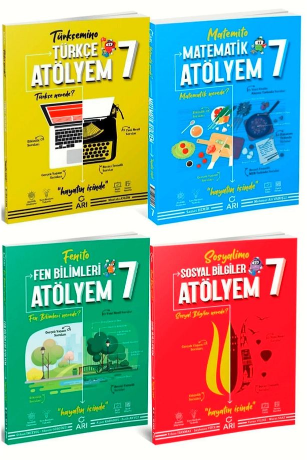 Akıllı Atölyem 7. Sınıf Set Türkçe Matematik Fen Sosyal - 1