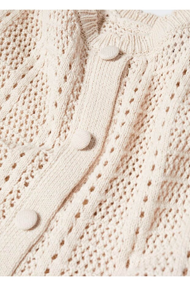 Düğmeli triko elbise - 22