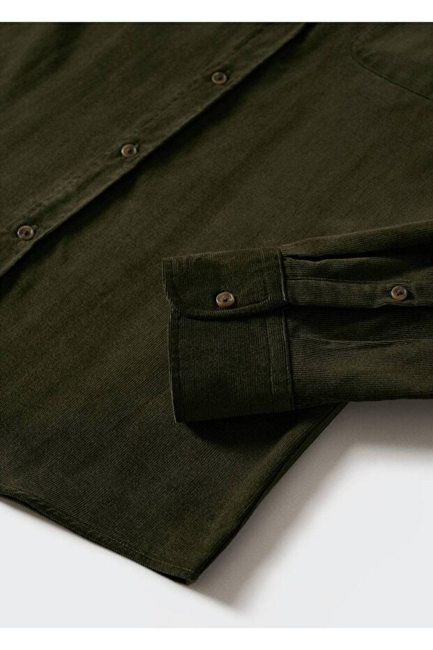 Regular Kesim Mikro Fitilli Gömlek - 19