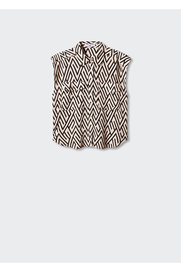 Oversize dökümlü gömlek - 16