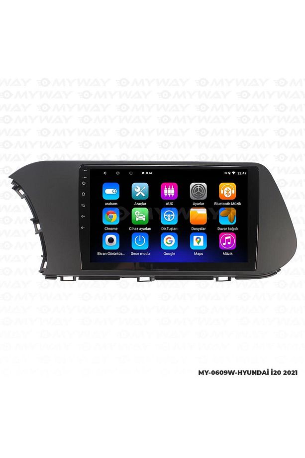 HYUNDAİ İ20 ANDROİD 12 MULTİMEDYA CARPLAY 2gb RAM+32gb HDD 2021 NAVİGASYON EKRAN - 2