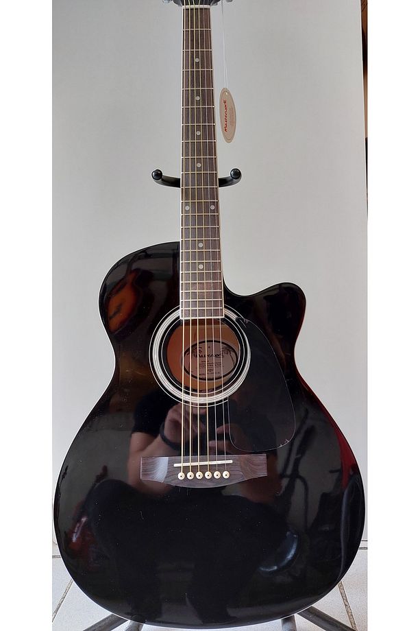Usb Girişli Ekolayzırlı Elektro Akustik Gitar (SİYAH) - 2