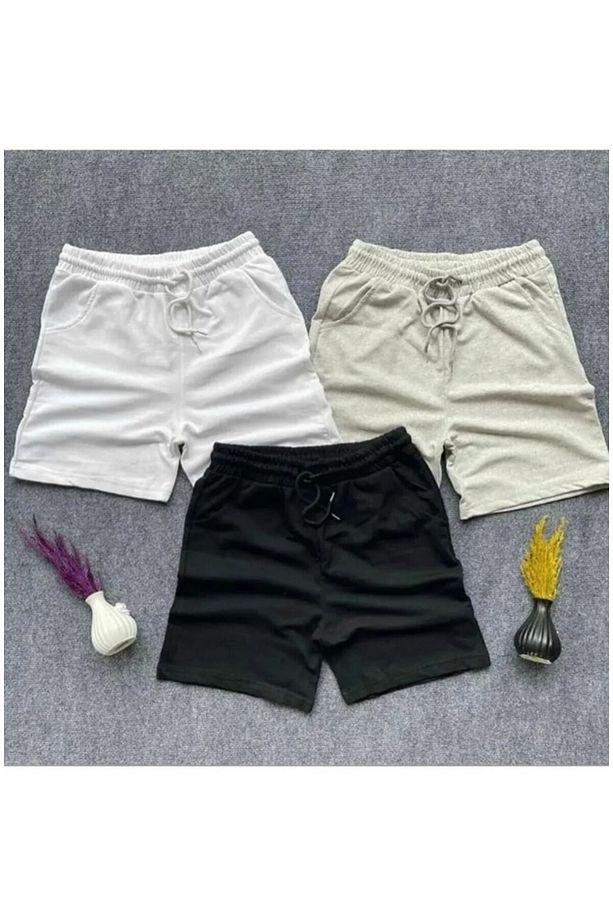 Unisex 3 Lü Şort - 1