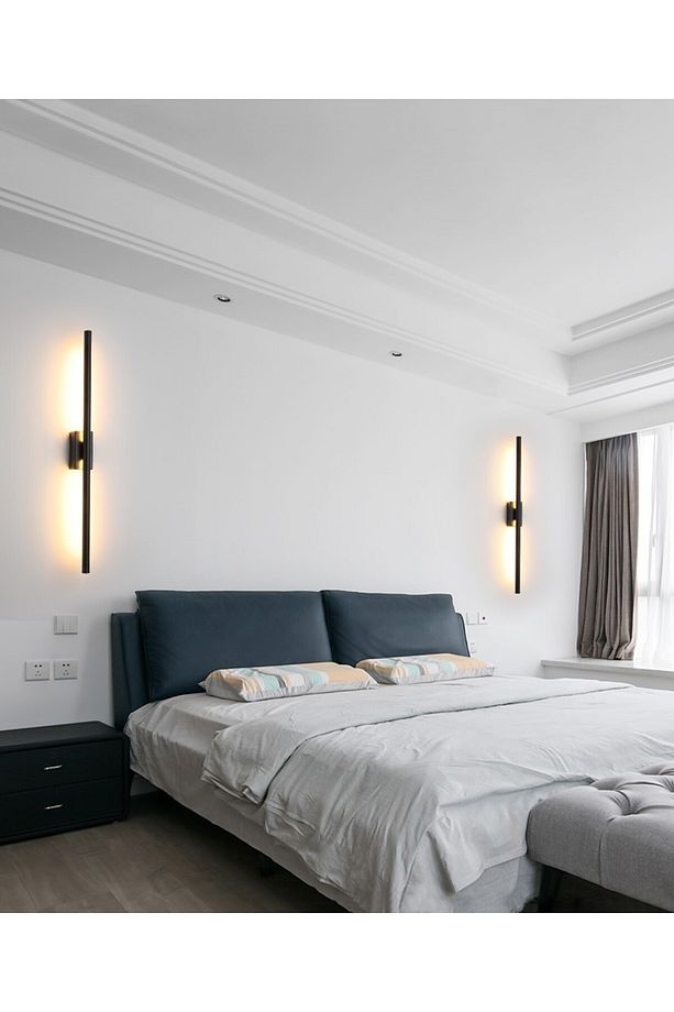 Modern Dekoratif Led Duvar Aplik Uzun Çubuk Led Tekli 80 Cm Gün Işığı - 1