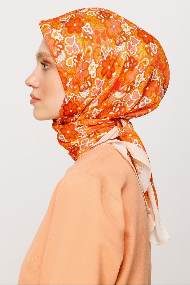 Daisy Desen Dijital Soft Eşarp - 3