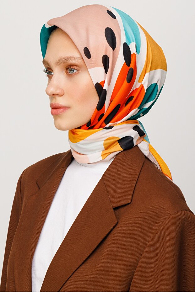 Bloom Pattern Digital Soft Scarf - 2