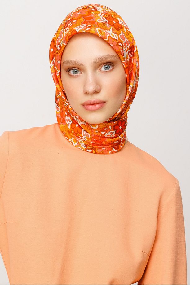 Daisy Desen Dijital Soft Eşarp - 4