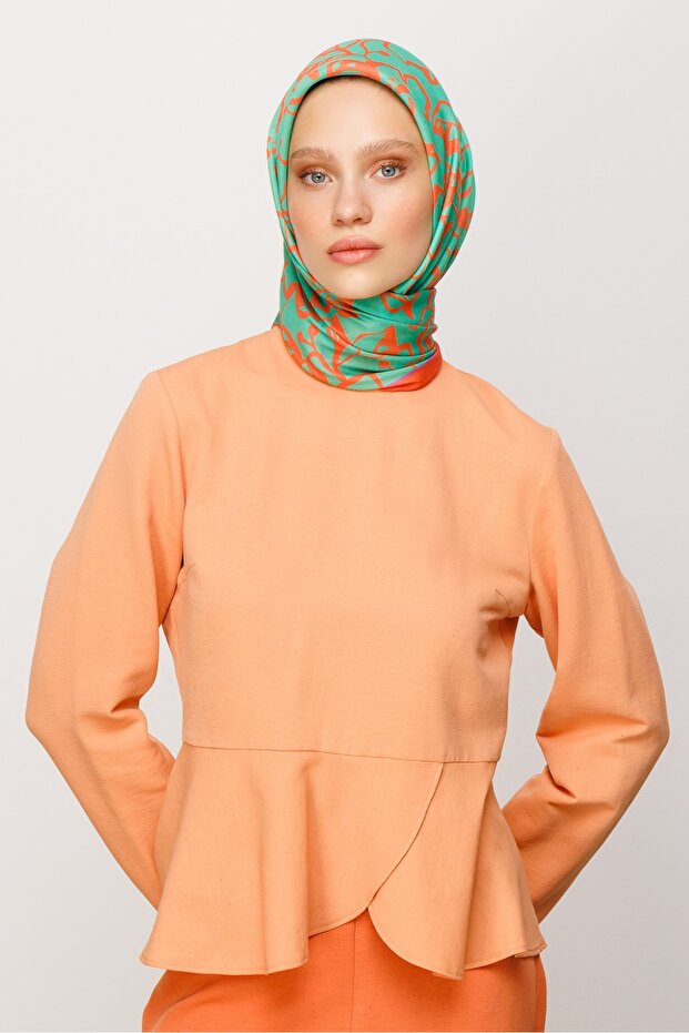 Floral Pattern Digital Soft Scarf - 1