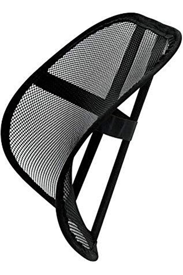 Car Lumbar Support Cushion Backrest Mesh Anti-Sweat Orthopedic Auto Office Seat Mesh Lumbar Cushion