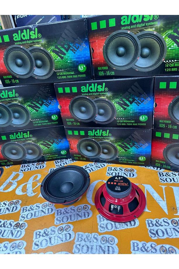 16 cm midrange 700 wat 125 rms degeri ads bm MAX POWER - 3
