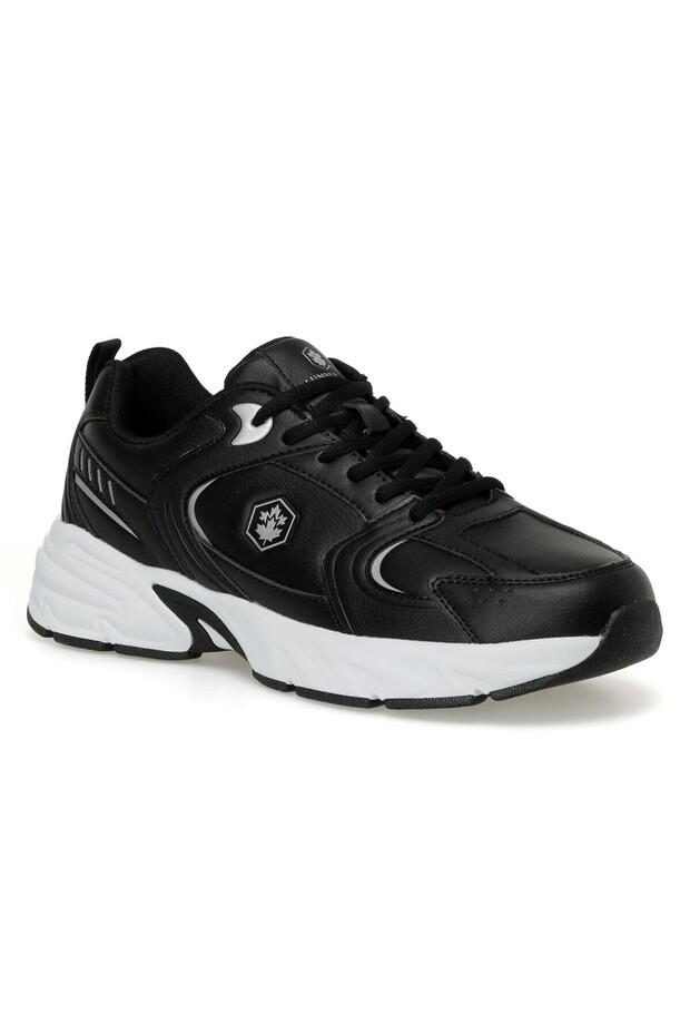 3W POL PU 3PR MEN'S SPORTS SHOES BLACK 40/45 Black