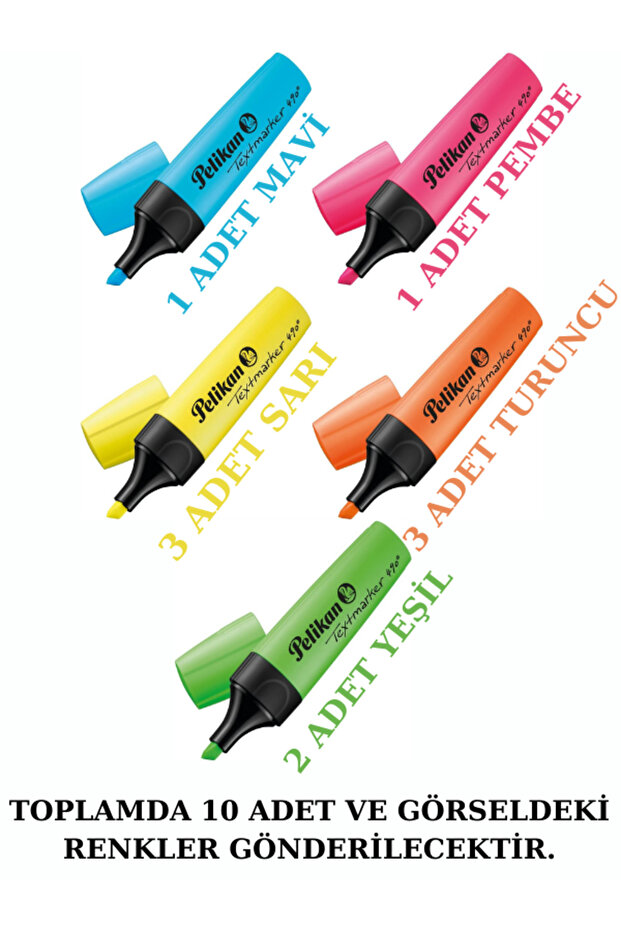 PELICAN 490 PHOSPHORUS PEN 10 COLOR SET