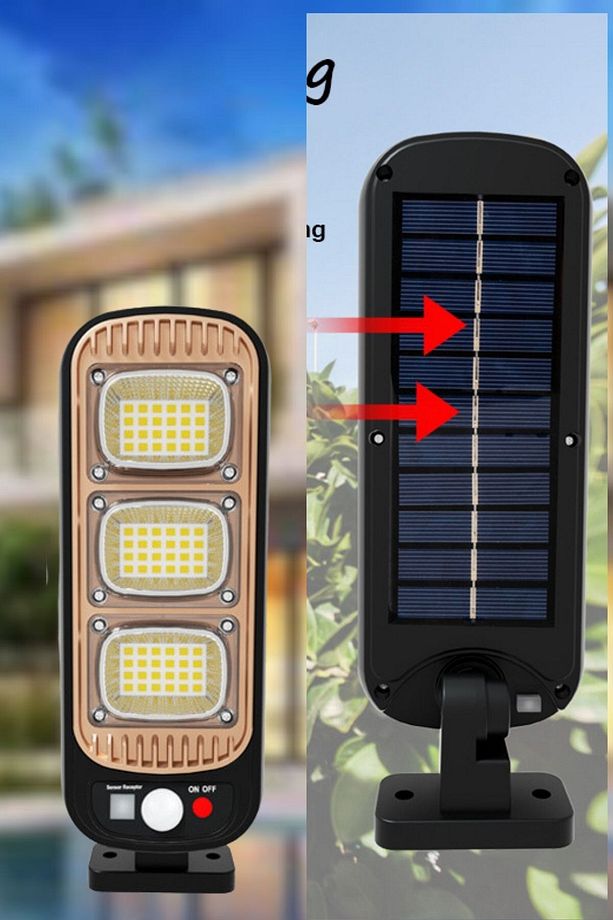 ® Sensörlü Güneş Enerjisi İle Şarj Olabilen Duvara Monte Solar Aydınlatma - 6