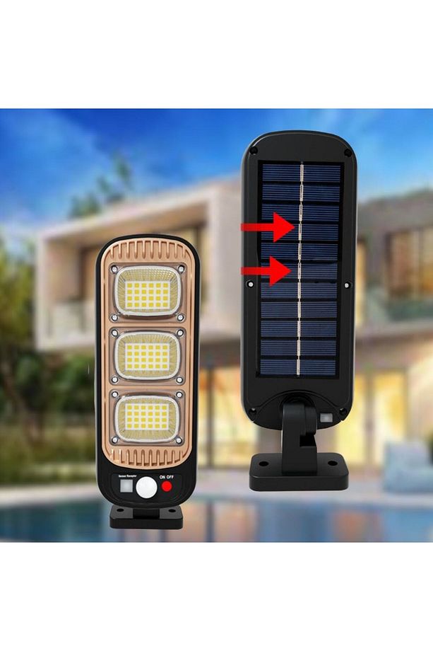® Sensörlü Güneş Enerjisi İle Şarj Olabilen Duvara Monte Solar Aydınlatma - 2