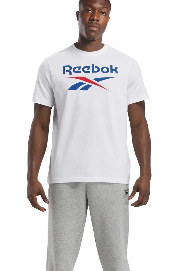 3F,Reebok Identıty Stacked L,Beyaz Erkek Tişört 101528058 - 1
