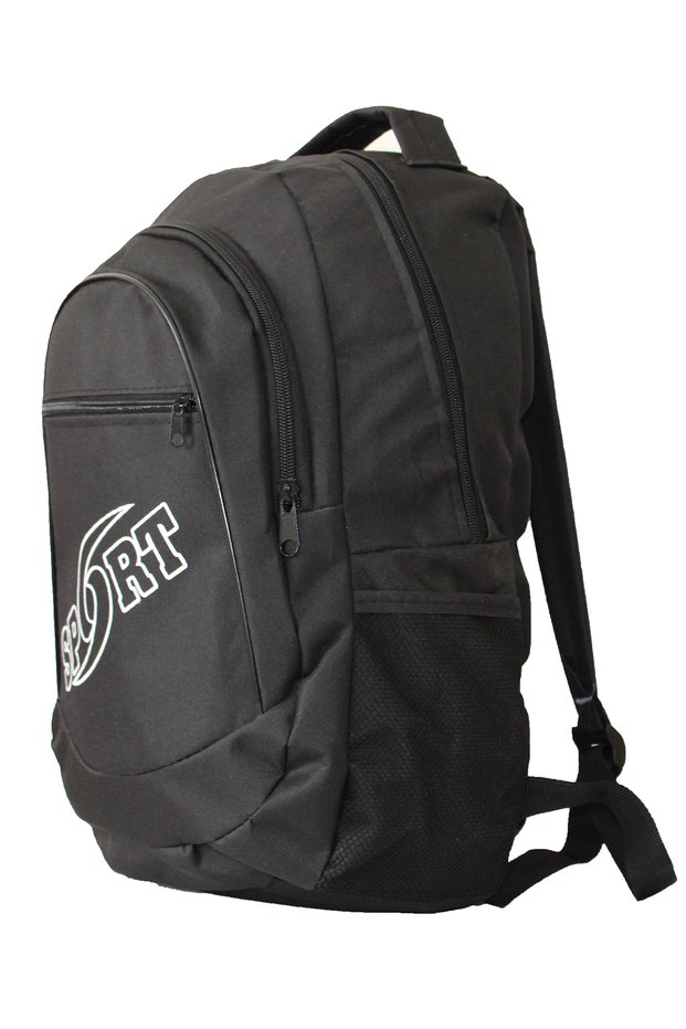 270 Printed Black School Backpack