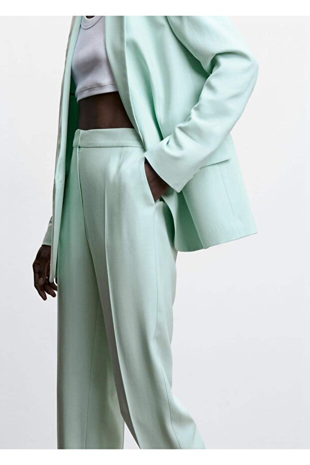 Gerade geschnittene Stoffhose - 15