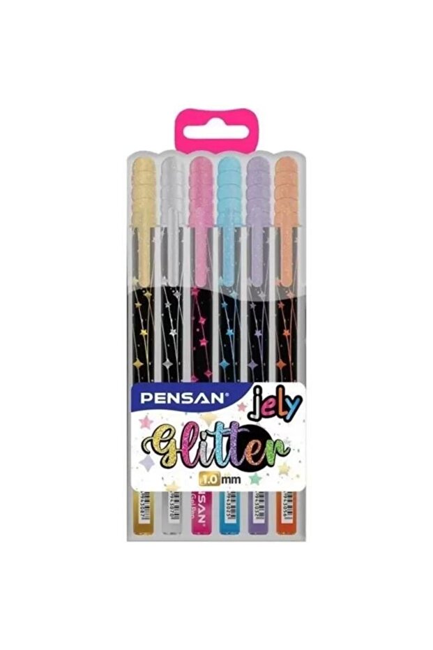 Gel Pen Jely Glitter Glitter Krş 6 Lı 2800 /