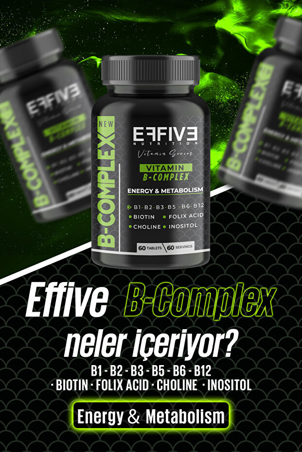 Effive Vitamin B-complex - 60 Tablet - 3