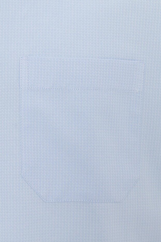 Kısa Kol Regular Kalıp Armürlü Gömlek - 3