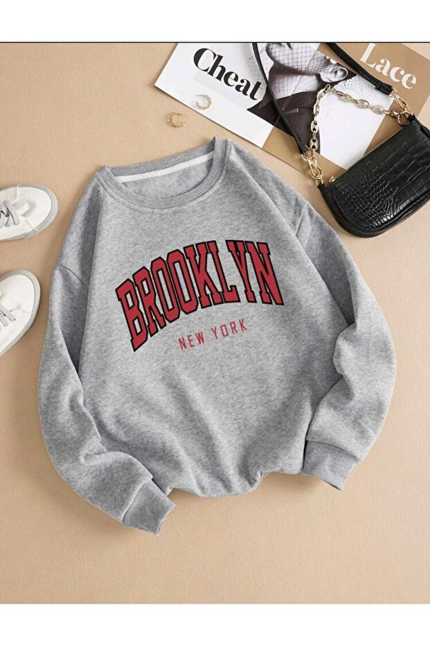 Brooklyn Printed Sweatshirt (Crew Neck) Unisex Cotton Special Series