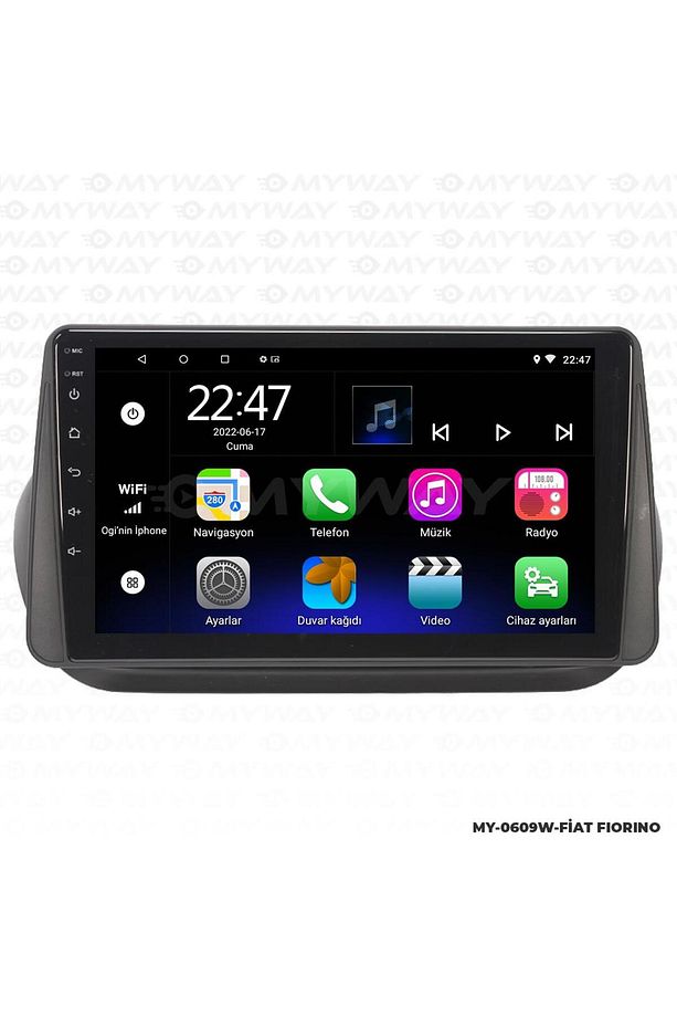 CİTROEN NEMO ANDROİD 12 MULTİMEDYA CARPLAY 2GB RAM+32GB HDD NAVİGASYON EKRAN - 3