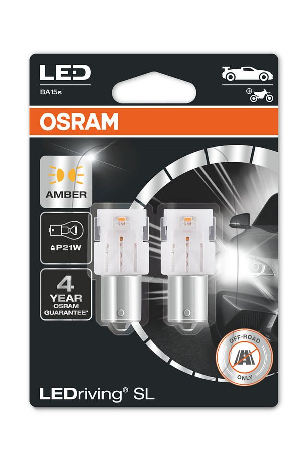 Tek Duy Sarı 93 Led Stop Ampulü LEDriving SL 7506DYP.02B (2'li Paket) - 1
