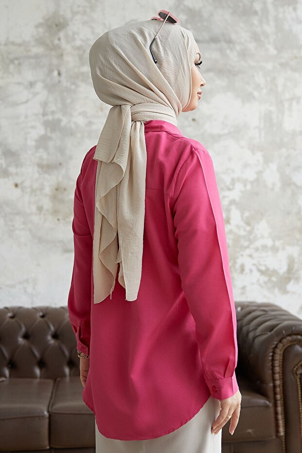 قميص نيلدا الأساسي - فوشيا - 5