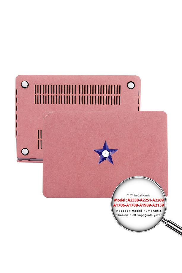 Macbook Pro Kılıf 13inç M1 M2 Çip Kumaş Kaplama A1706 A1708 A1989 A2159 A2251 A2289 A2338 Goat01 - 1