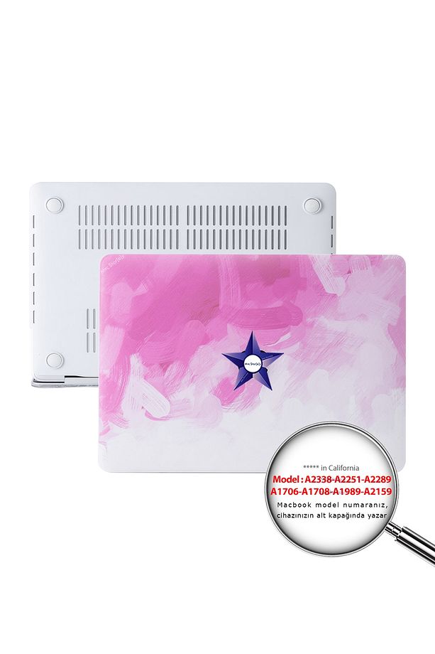 Macbook Pro Kılıf M1-m2 13inç A1706 A1708 A1989 A2159 A2251 A2289 A2338 Ile Uyumlu Paint02 - 1