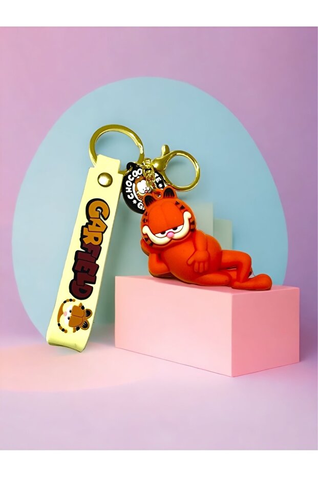 Garfield 3D Keychain and Bag Accessory - 3