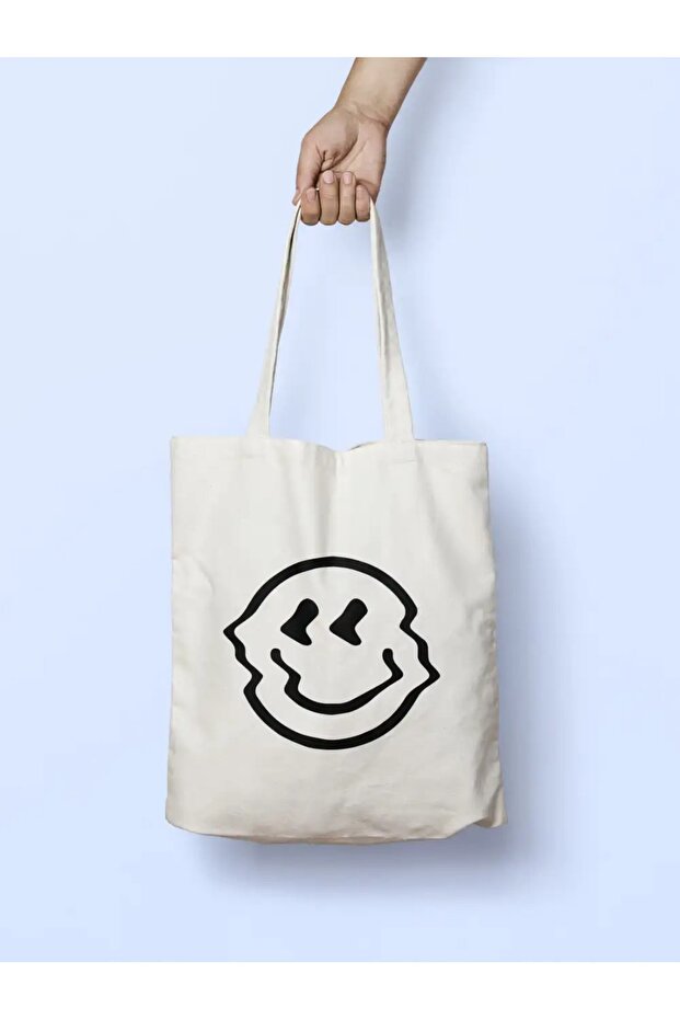 SMİLE SMILING FACE EMOJİ GIFT CLOTH BAG