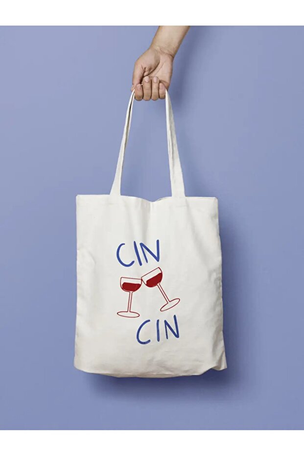 CELEBRATE TIME GIN GIN WINE GLASS GIFT CLOTH BAG