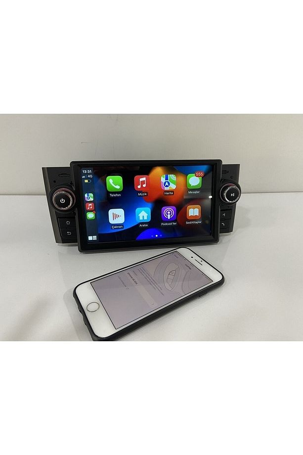 Fiat Linea Android 2-32 Uyumlu Multimedya Carplay Ahd Kamera Qled Ekran - 1