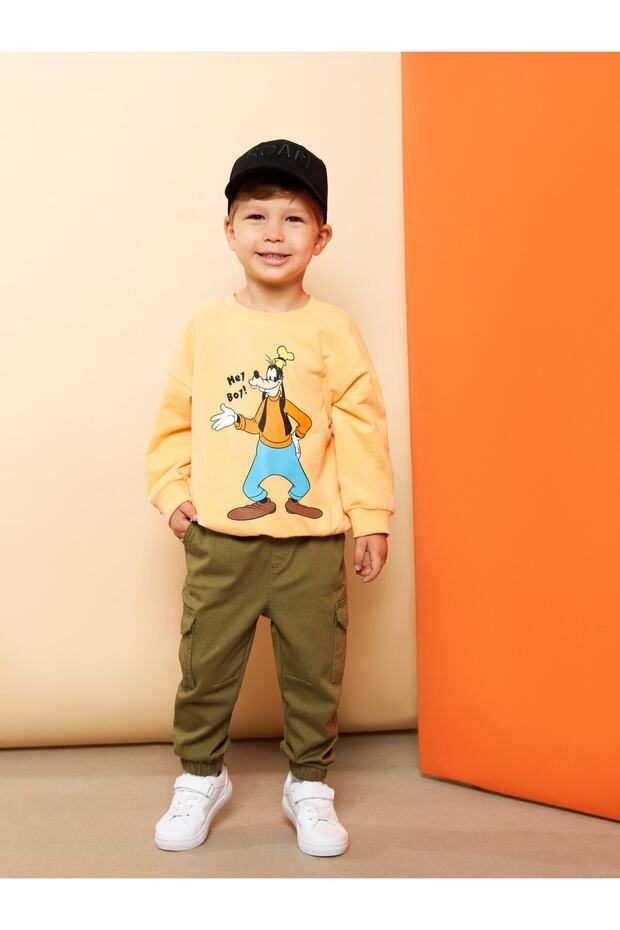 Basic Pamuklu Erkek Bebek Jogger Pantolon - 2