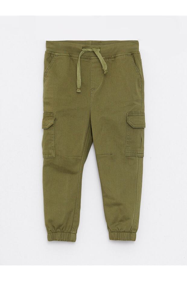 Basic Pamuklu Erkek Bebek Jogger Pantolon - 3