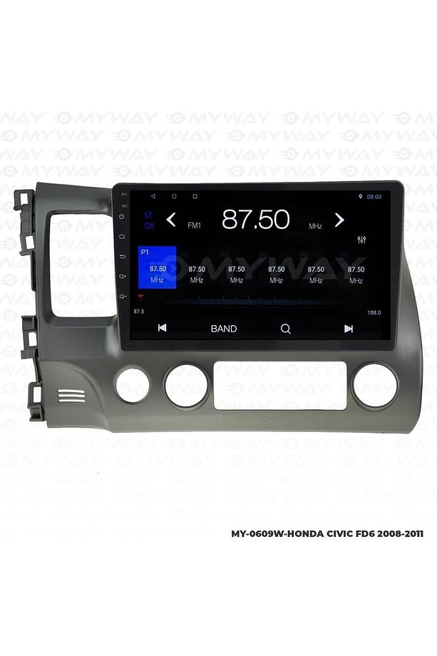 HONDA CİVİC FD6 ANDROİD 12 MULTİMEDYA CARPLAY 2GB RAM+32GB HDD NAVİGASYON EKRAN - 5