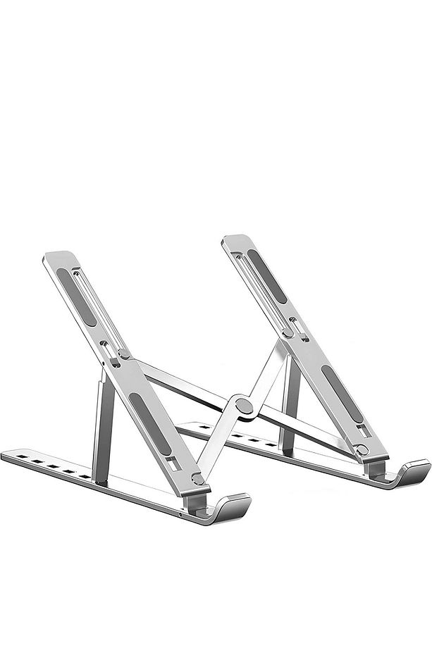 Laptop Yükseltici Stand Ayarlanabilir Macbook Notebook Altlık Metal Dizüstü Bilgisayar Tutucu - 2