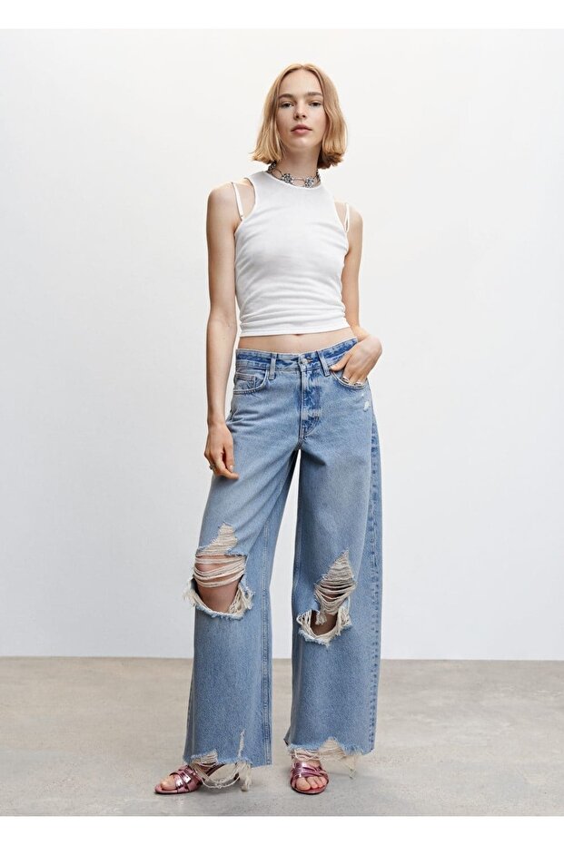 Çift Askılı Liyosel Bluz - 2