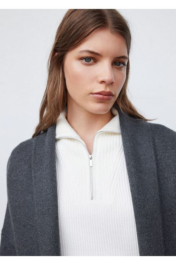 Cepli oversize triko palto - 7