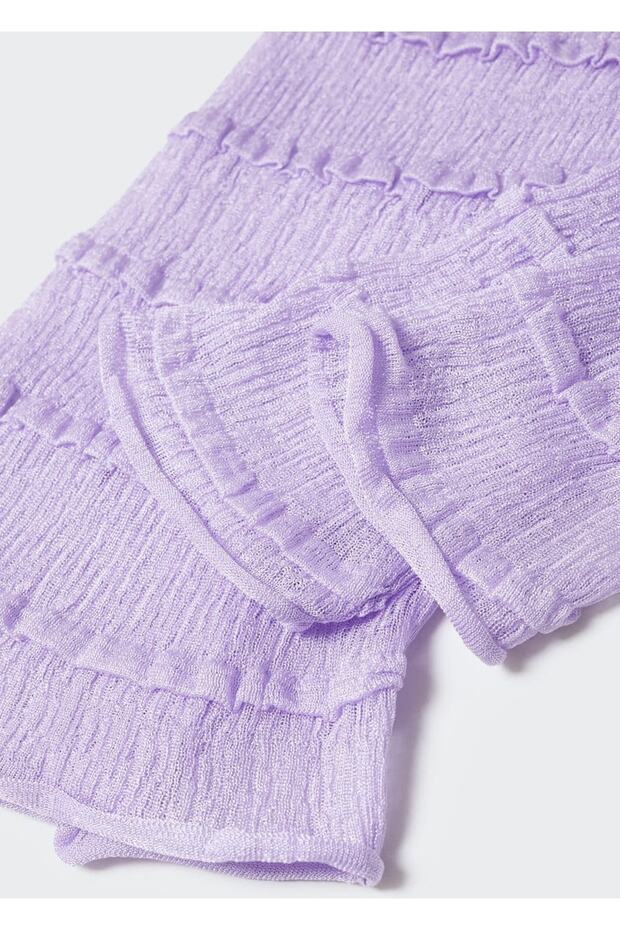 Pullover mit geraffter Struktur - 7