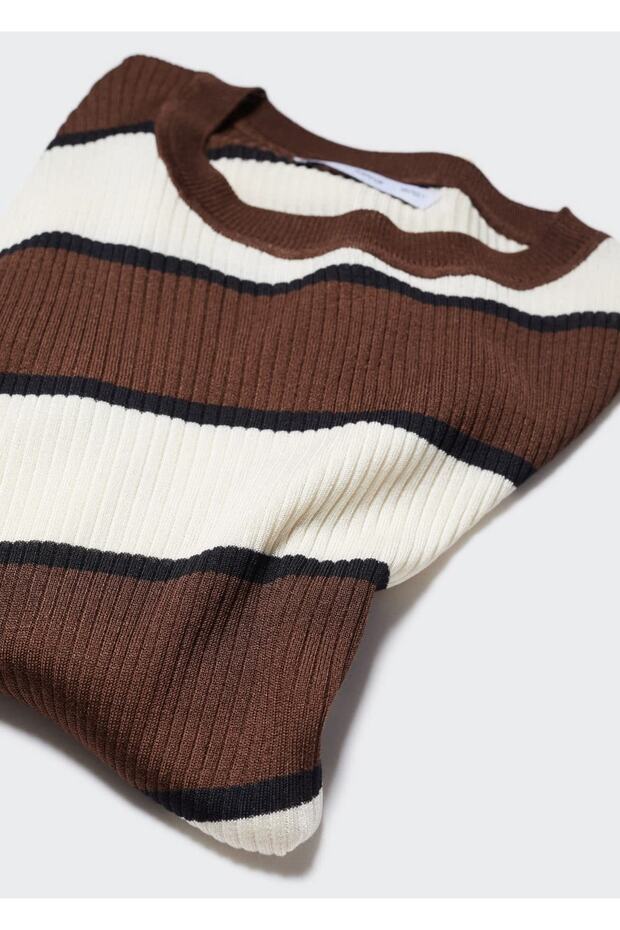 Çizgili Rib Kazak - 5