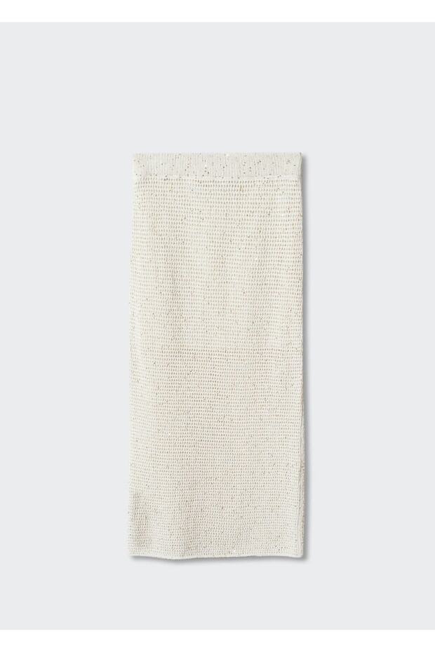 Ajur Örgü Triko Etek - 3