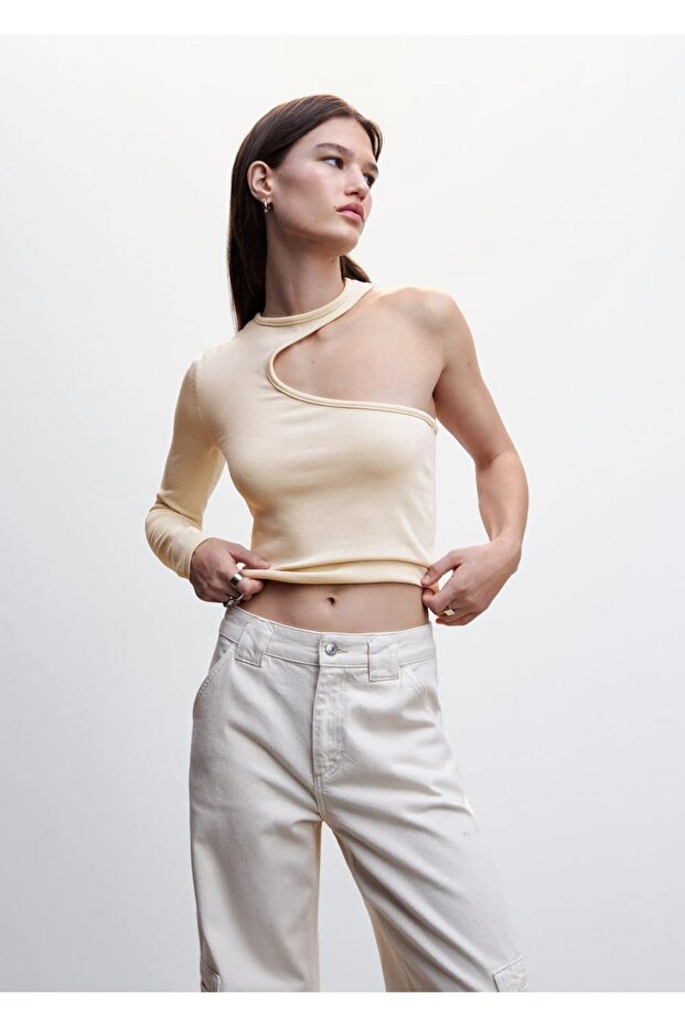 Düğümlü Asimetrik Üst - 1