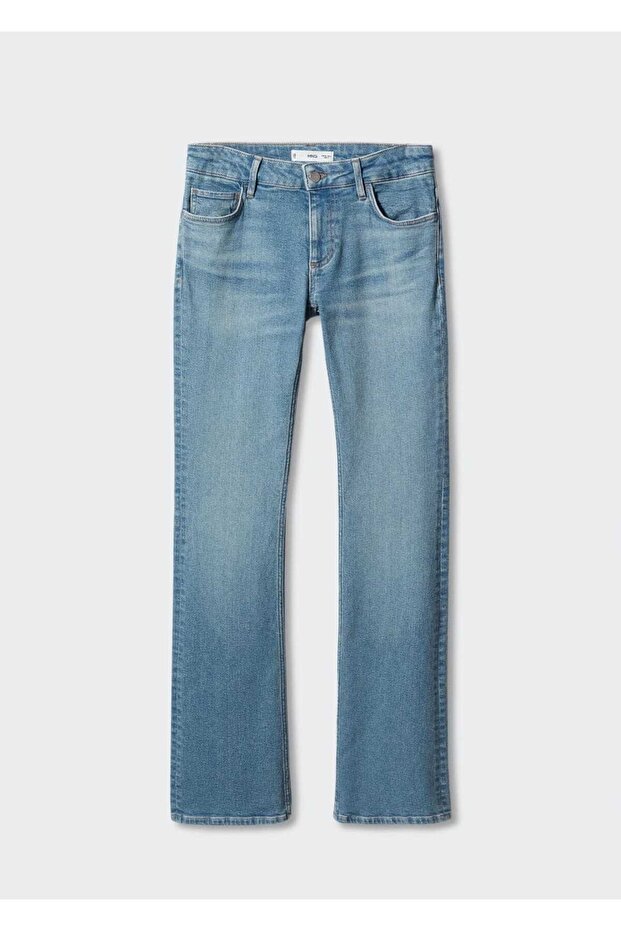 Düşük Belli Flare Jean - 3