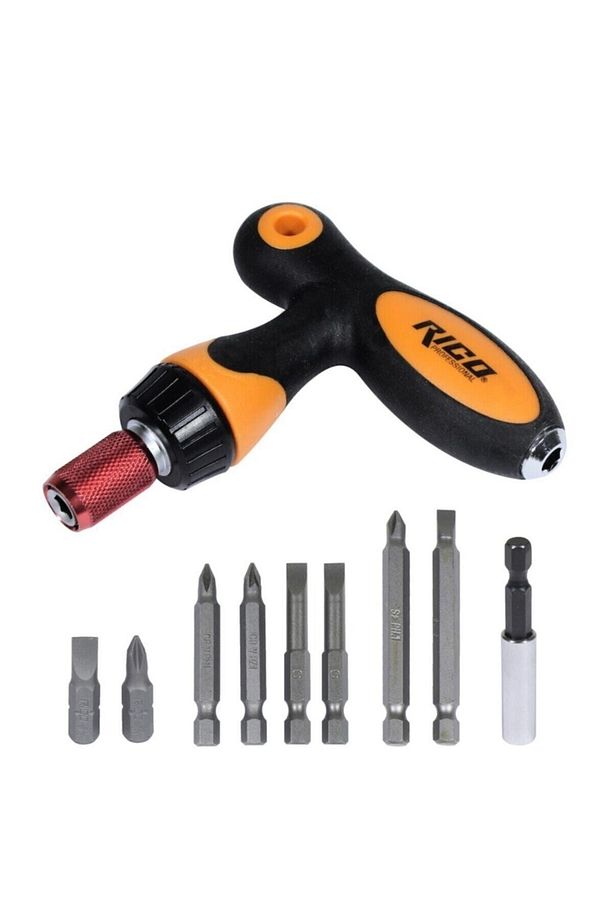 Bb1017 1/4 T Cırcırlı Tornavida Bits Set 10 Parça Hobi Tamir Seti - 1