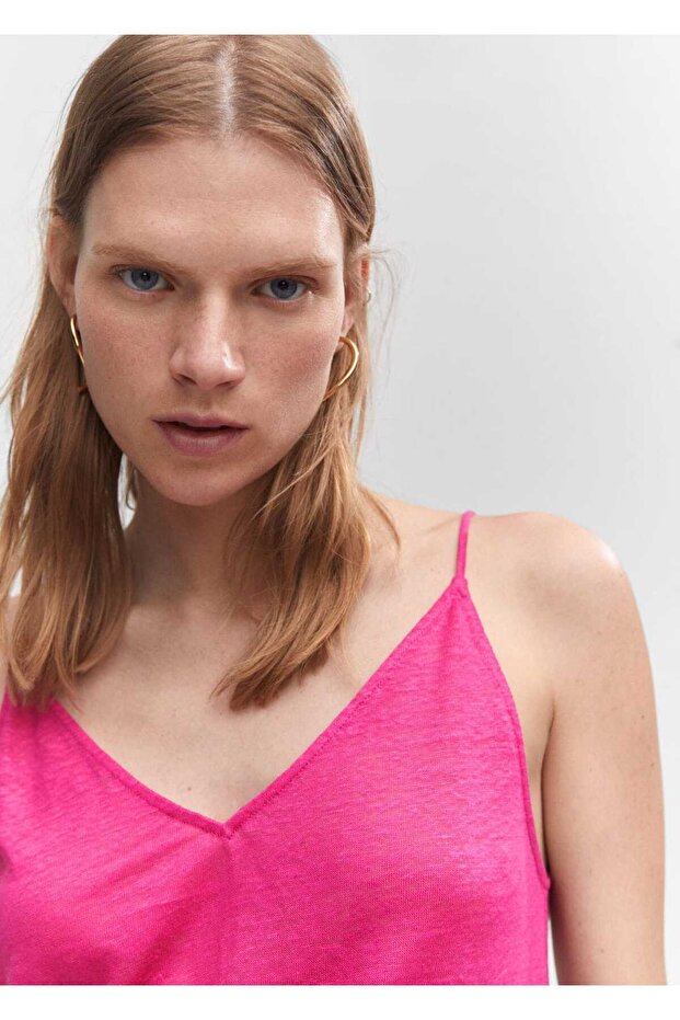 Askılı keten üst - 20