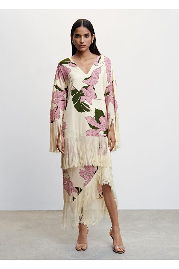 Saçak Detaylı Bluz - 10