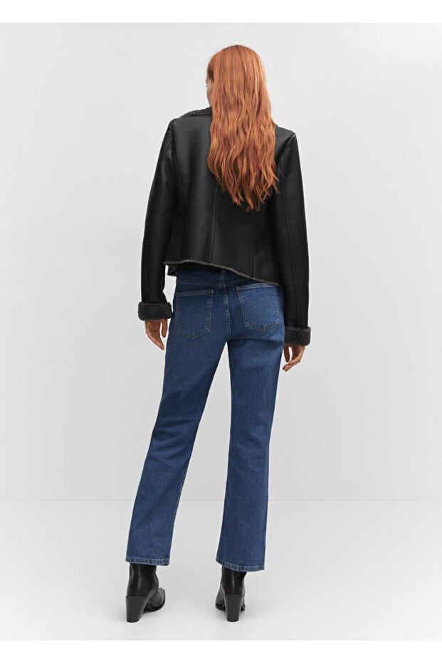 Suni kürk astarlı ceket - 12