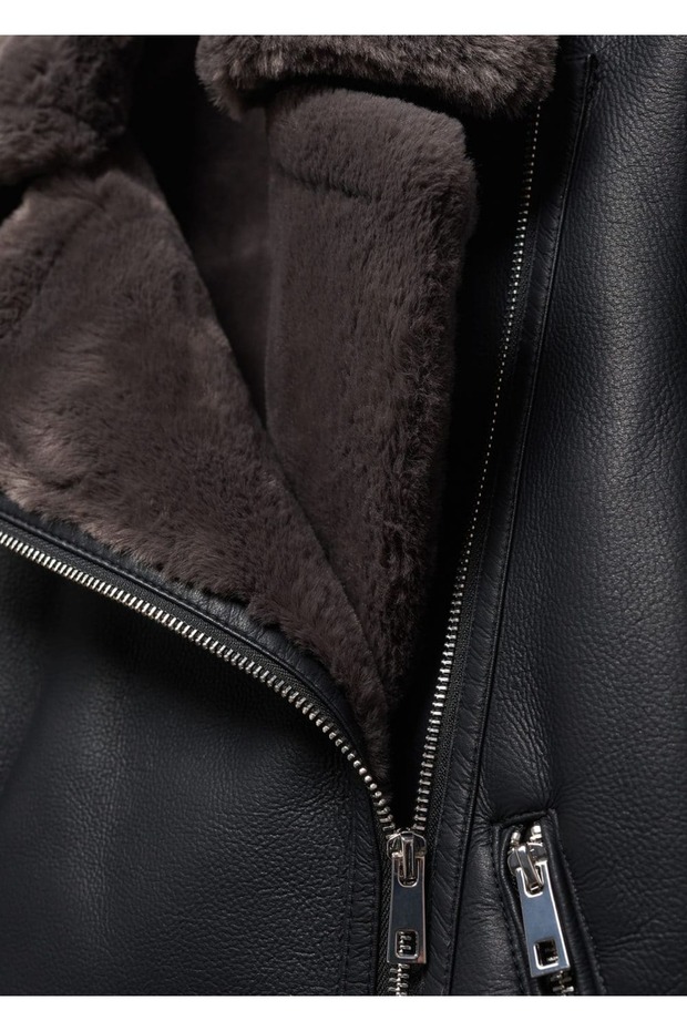 Suni kürk astarlı ceket - 14